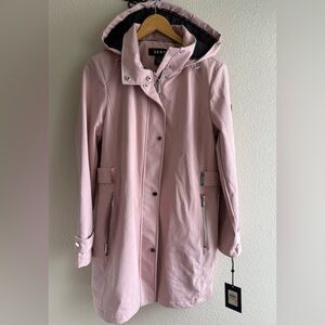 NWT DKNY Pink Lightweight Women’s Trench Coat Size M